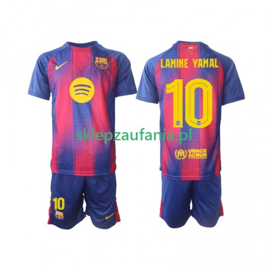3-13 år Barn FC Barcelona drakt Lamine Yamal 10 Champions League Hjemme 2025-2026 Korte Ermer