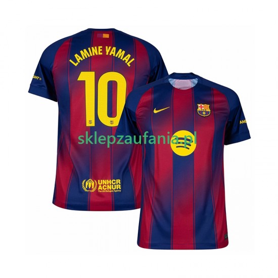 Herre FC Barcelona drakt Lamine Yamal 10 Hjemme 2025-2026 Korte Ermer