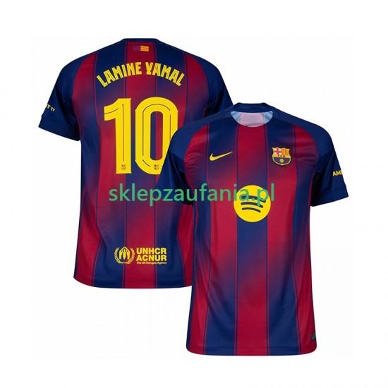 Herre FC Barcelona drakt Lamine Yamal 10 Champions League Hjemme 2025-2026 Korte Ermer