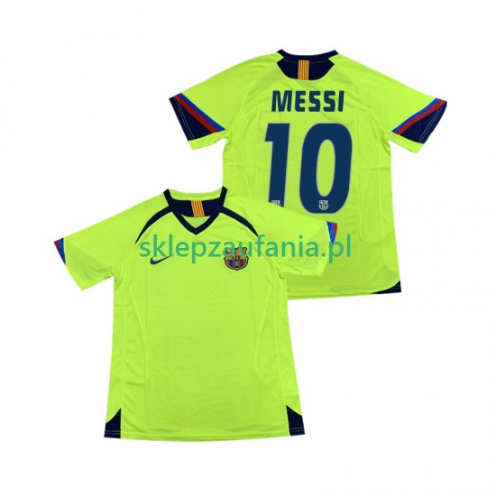 Herre FC Barcelona drakt Lionel Messi 10 2005 Retro Borte 2006 Korte Ermer
