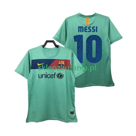 Herre FC Barcelona drakt Lionel Messi 10 Retro Borte 2010 2011 Korte Ermer