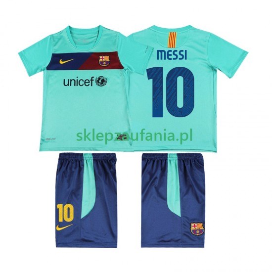 3-13 år Barn FC Barcelona drakt Lionel Messi 10 Retro Borte 2010 2011 Korte Ermer