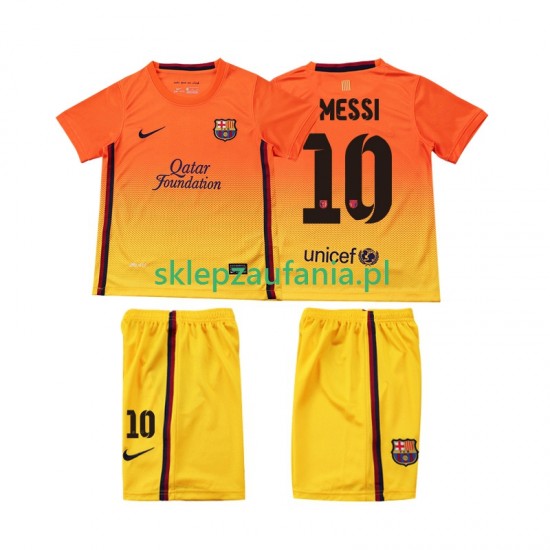 3-13 år Barn FC Barcelona drakt Lionel Messi 10 2012 2013 Retro Borte Korte Ermer