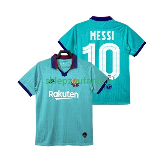 Herre FC Barcelona drakt Lionel Messi 10 2019 2020 Retro Tredje Korte Ermer