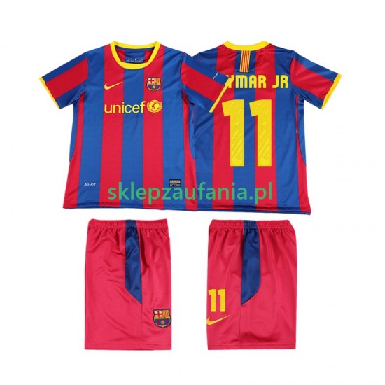 3-13 år Barn FC Barcelona drakt Neymar JR 11 Retro Hjemme 2010 2011 Korte Ermer
