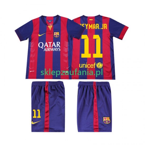 3-13 år Barn FC Barcelona drakt Neymar JR 11 2014 2015 Retro Hjemme Korte Ermer