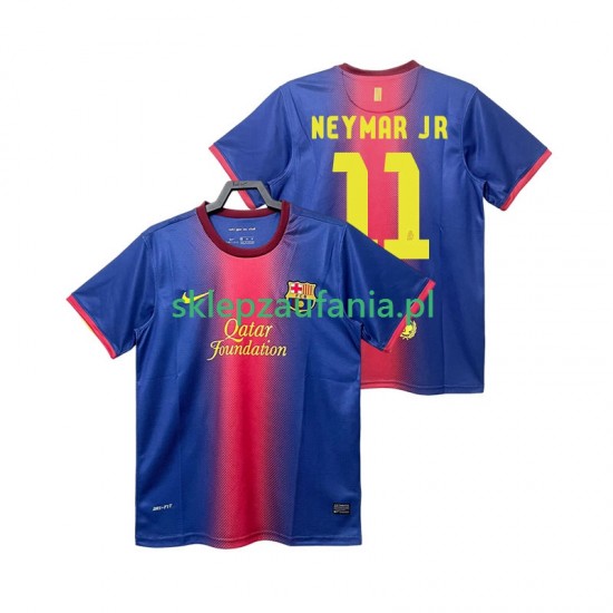Herre FC Barcelona drakt Neymar JR 11 2012 2013 Retro Hjemme Korte Ermer