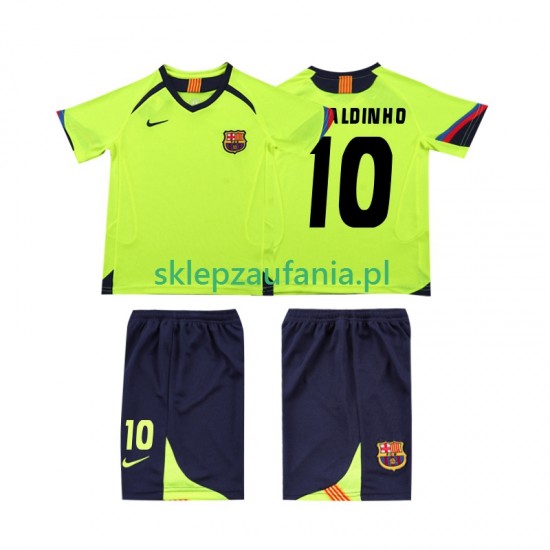 3-13 år Barn FC Barcelona drakt RONALDINHO 10 2005 Retro Borte 2006 Korte Ermer