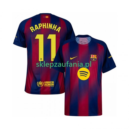 Herre FC Barcelona drakt Raphinha 11 Hjemme 2025-2026 Korte Ermer