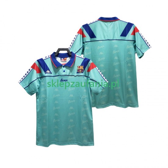 Herre FC Barcelona drakt 1992 1995 Retro Borte Korte Ermer