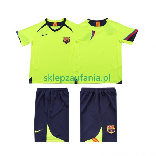 3-13 år Barn FC Barcelona drakt 2005 Retro Borte 2006 Korte Ermer