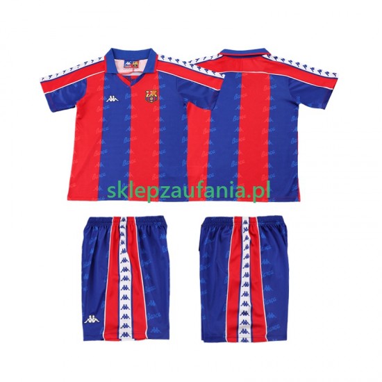 3-13 år Barn FC Barcelona drakt 1992 1995 Retro Hjemme Korte Ermer