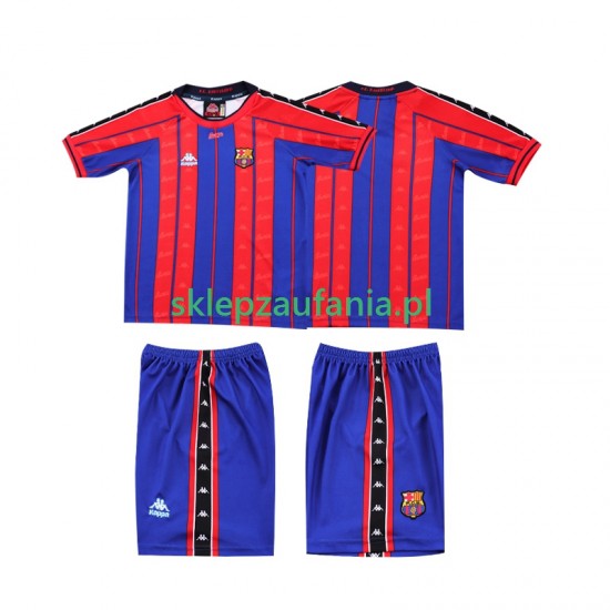 3-13 år Barn FC Barcelona drakt 1997 1998 Retro Hjemme Korte Ermer