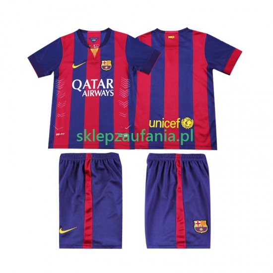 3-13 år Barn FC Barcelona drakt 2014 2015 Retro Hjemme Korte Ermer