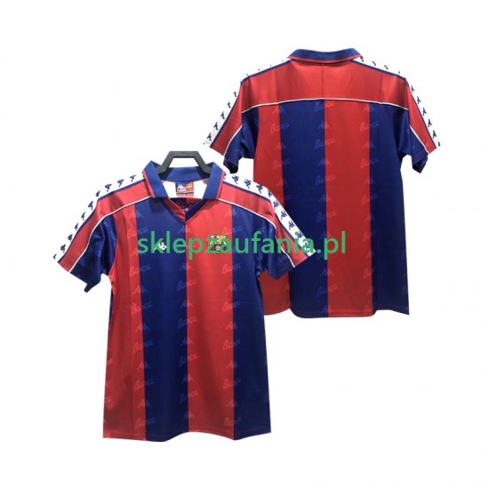 Herre FC Barcelona drakt 1992 1995 Retro Hjemme Korte Ermer
