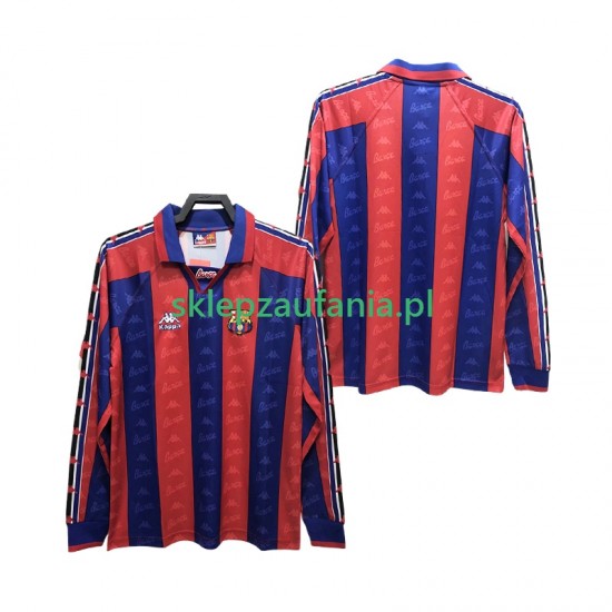 Herre FC Barcelona drakt 1996 1997 Retro Hjemme Langermet