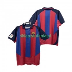 Herre FC Barcelona drakt 2003 Retro Hjemme 2004 Korte Ermer Herre FC Barcelona drakt 2003 Retro Hjemme 2004 Korte Ermer