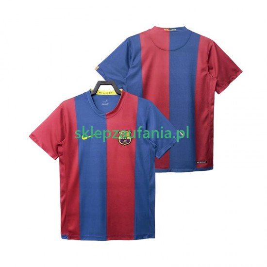 Herre FC Barcelona drakt 2007 Retro Hjemme 2006 Korte Ermer