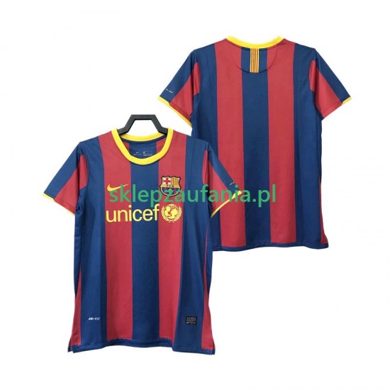 Herre FC Barcelona drakt Retro Hjemme 2010 2011 Korte Ermer