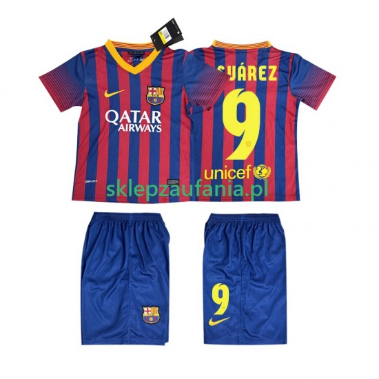 3-13 år Barn FC Barcelona drakt SUARZE 9 2013 2014 Retro Hjemme Korte Ermer