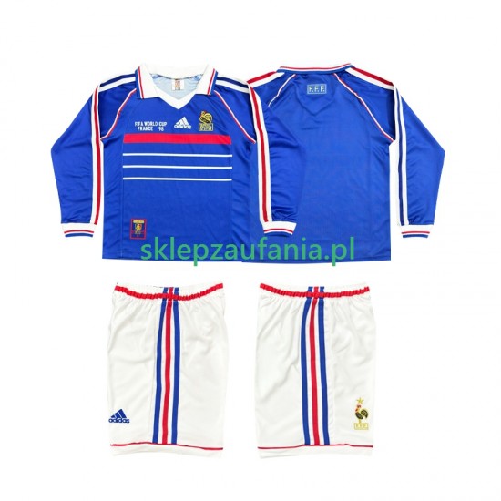 3-13 år Barn Frankrike drakt 1998 Retro Hjemme Langermet