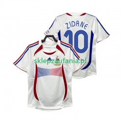 Herre Frankrike drakt ZIDANE 10 Retro Borte 2006 Korte Ermer Herre Frankrike drakt ZIDANE 10 Retro Borte 2006 Korte Ermer