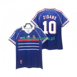 Herre Frankrike drakt ZIDANE 10 1998 Retro Hjemme Korte Ermer Herre Frankrike drakt ZIDANE 10 1998 Retro Hjemme Korte Ermer
