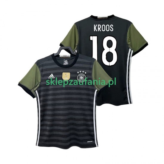 Herre Tyskland drakt KROOS 18 2016 Retro Borte Korte Ermer
