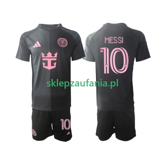 3-13 år Barn Inter Miami drakt Lionel Messi 10 Borte 2025 Korte Ermer