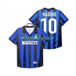 Herre Inter Milan drakt BAGGIO 10 1998 Retro Hjemme 1999 Korte Ermer Herre Inter Milan drakt BAGGIO 10 1998 Retro Hjemme 1999 Korte Ermer