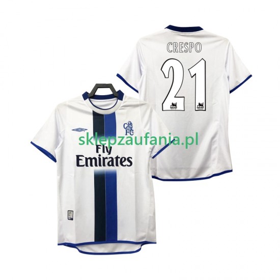 Herre Inter Milan drakt CRESPO 21 2003 Retro Borte 2004 Korte Ermer