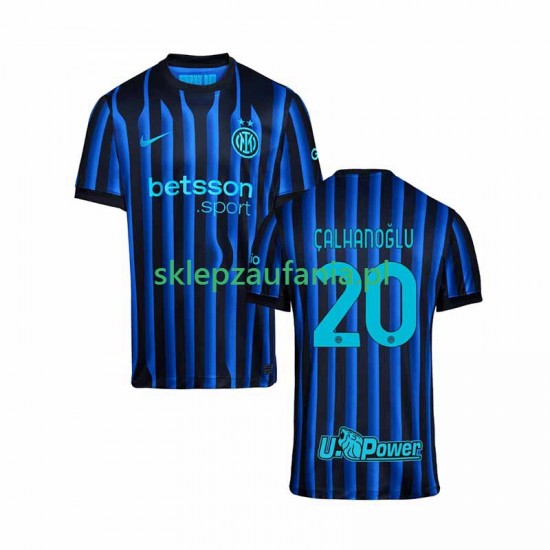 Herre Inter Milan drakt Hakan Calhanoglu 20 Hjemme 2025-2026 Korte Ermer