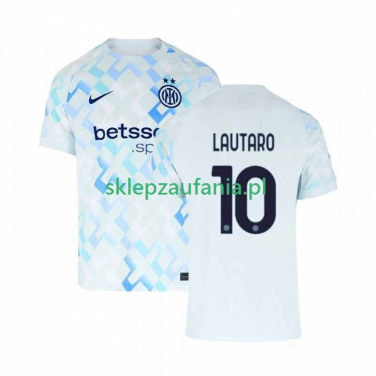 Herre Inter Milan drakt Lautaro Martinez 10 Borte 2025-2026 Korte Ermer