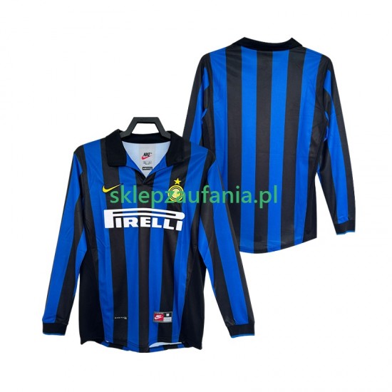 Herre Inter Milan drakt 1998 Retro Hjemme 1999 Langermet