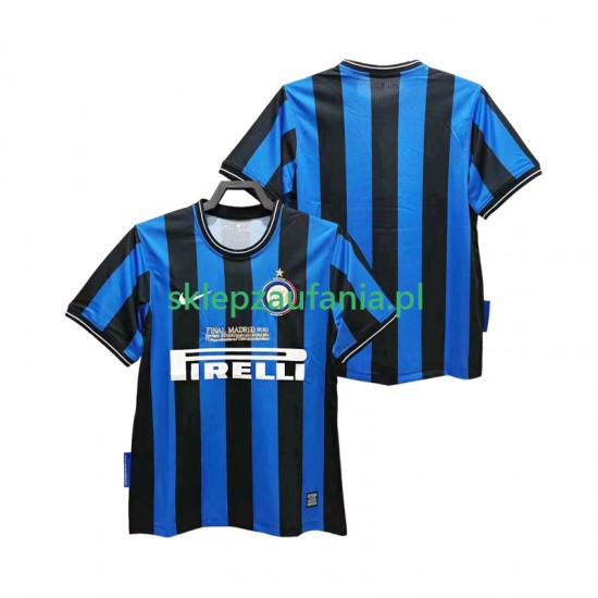 Herre Inter Milan drakt 2009 Retro Hjemme 2010 Korte Ermer