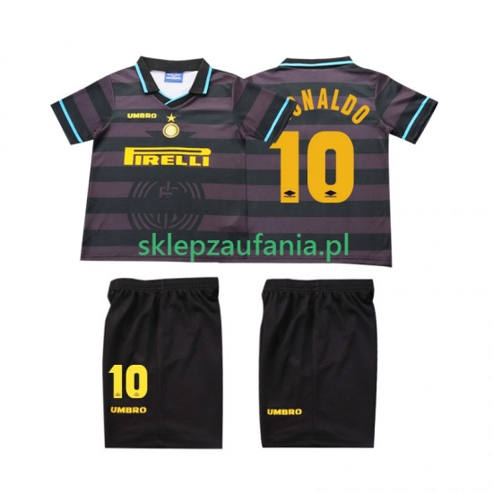 3-13 år Barn Inter Milan drakt Ronaldo 10 1997 1998 Retro Tredje Korte Ermer