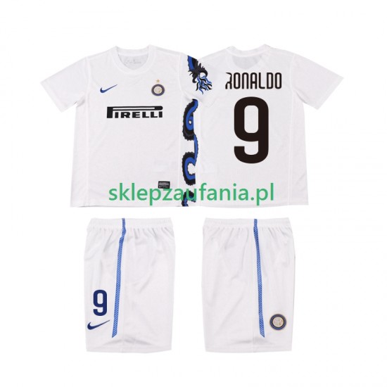 3-13 år Barn Inter Milan drakt Ronaldo 9 Retro Borte 2010 2011 Korte Ermer