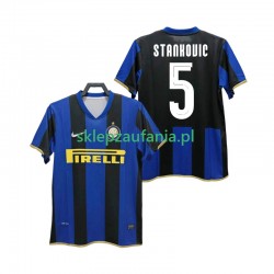 Herre Inter Milan drakt STANKOVIC 5 Champions League 2009 Retro Hjemme 2008 Korte Ermer