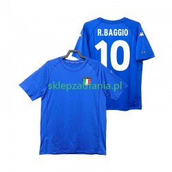Herre Italia drakt Roberto Baggio 10 2000 Retro Hjemme Korte Ermer