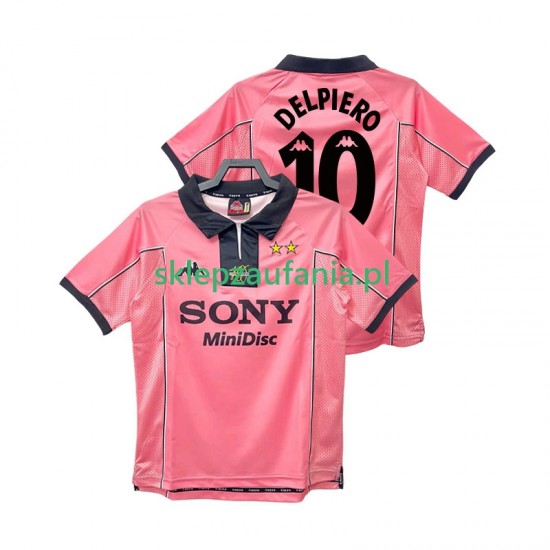 Herre Juventus drakt DEL PIER0 10 1997 1998 Retro Borte Korte Ermer