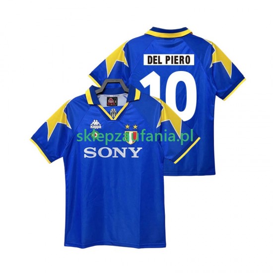 Herre Juventus drakt DEL PIERO 10 1995 1996 Retro Borte Korte Ermer