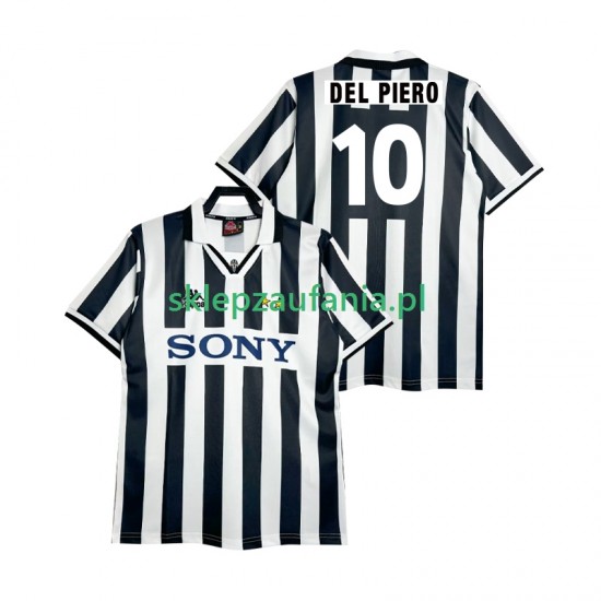 Herre Juventus drakt DEL PIERO 10 1995 1996 Retro Hjemme Korte Ermer
