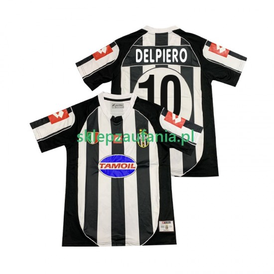 Herre Juventus drakt DEL PIERO 10 2002 2003 Retro Hjemme Korte Ermer