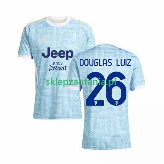 Herre Juventus drakt Douglas Luiz 26 Borte 2025-2026 Korte Ermer