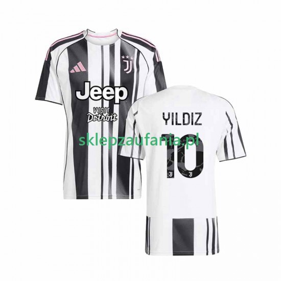 Herre Juventus drakt Kenan Yildiz 10 Hjemme 2025-2026 Korte Ermer