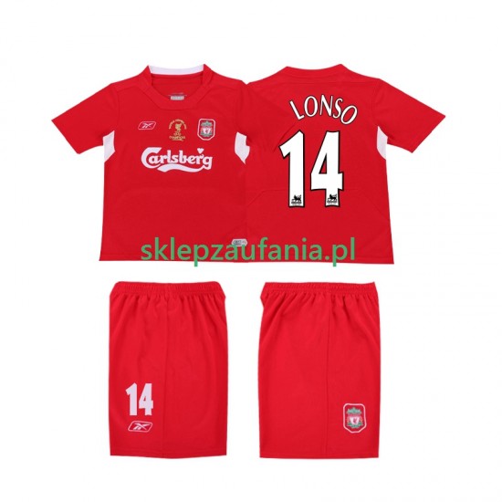 Herre Liverpool drakt ALONSO 14 LWP 2005 Retro Hjemme 2004 Korte Ermer