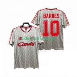 Herre Liverpool drakt BARNES 10 1989 1991 Retro Borte Korte Ermer Herre Liverpool drakt BARNES 10 1989 1991 Retro Borte Korte Ermer