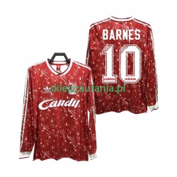 Herre Liverpool drakt BARNES 10 1989 1991 Retro Hjemme Langermet Herre Liverpool drakt BARNES 10 1989 1991 Retro Hjemme Langermet