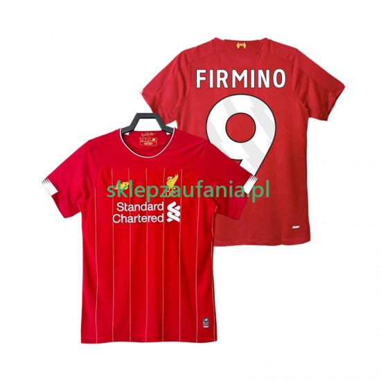 Herre Liverpool drakt FIRMINO 9 2019 2020 Retro Hjemme Korte Ermer