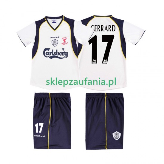 Herre Liverpool drakt GERRARD 17 LWP 2001 2002 Retro Borte Korte Ermer